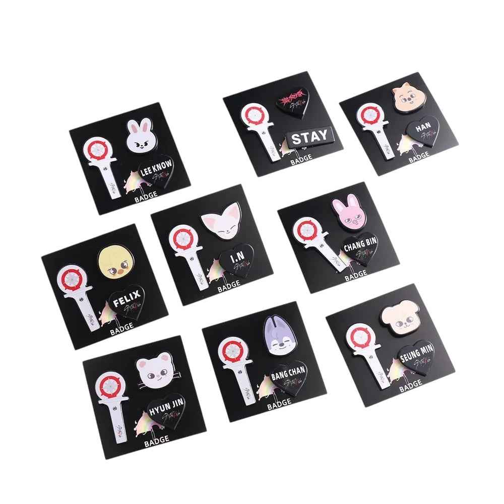 SKZOO PVC Brooch Pin Design 6 - Stray Kids SKZ Character Pin