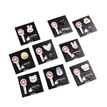 SKZOO PVC Brooch Pin Design 6 - Stray Kids SKZ Character Pin