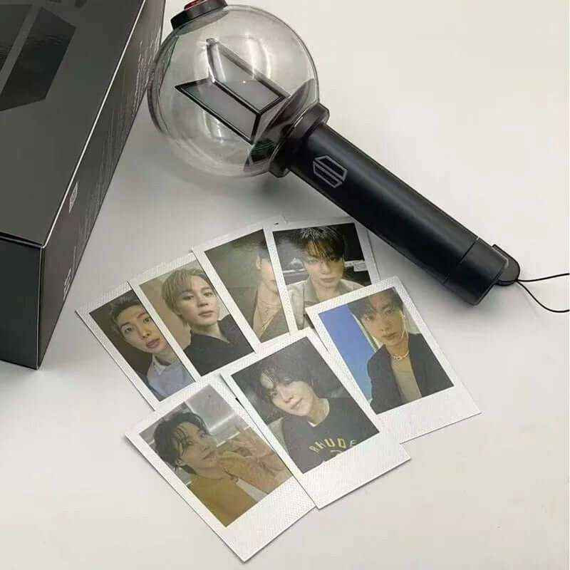 Official BTS Army Bomb Lightstick Ver.4 lit up - BTS Lightstick concert fan item