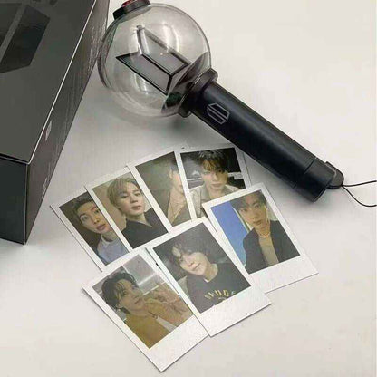 Official BTS Army Bomb Lightstick Ver.4 lit up - BTS Lightstick concert fan item