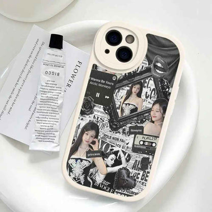 BABYMONSTER Fan Art PU Leather iPhone Case Design 10 - BABYMONSTER Phone Case