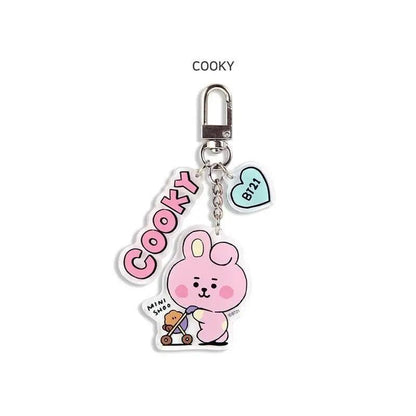BT21 Acrylic Cartoon Keychain Cooky - BTS Keyring