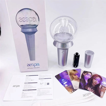 aespa Official Fanlight aespa logo detail close-up