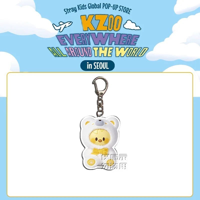 Stray Kids Global Flash 5CM Acrylic Keychain GL3 - SKZ STAY