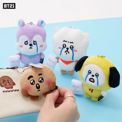 [BTS] BT21 TearDrop Plush Keyring Today's Face