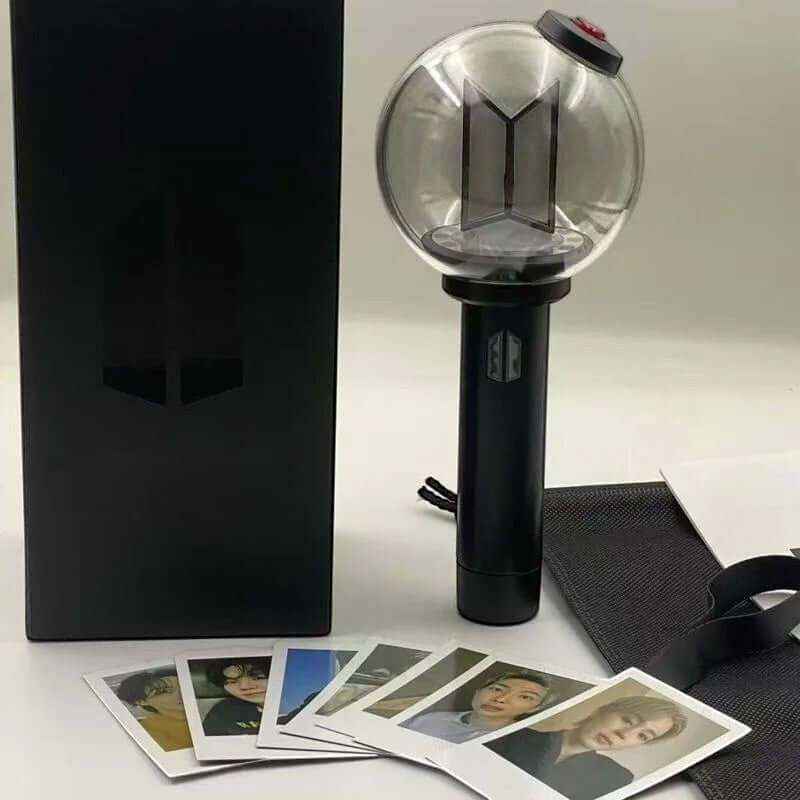 Official BTS Army Bomb Lightstick Ver.4 handle close-up - BTS Lightstick