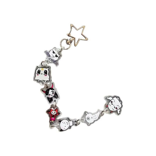Cute Cartoon Acrylic Keyring C - BABYMONSTER Keyring