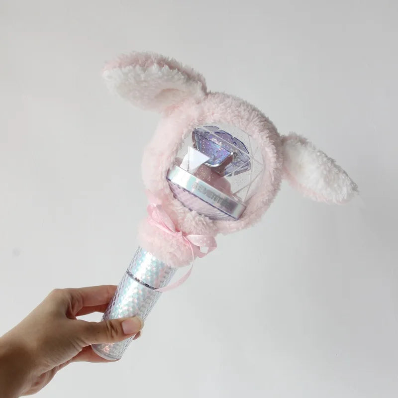 SEVENTEEN Lightstick Rabbit Ears Plush Light Cover Pink