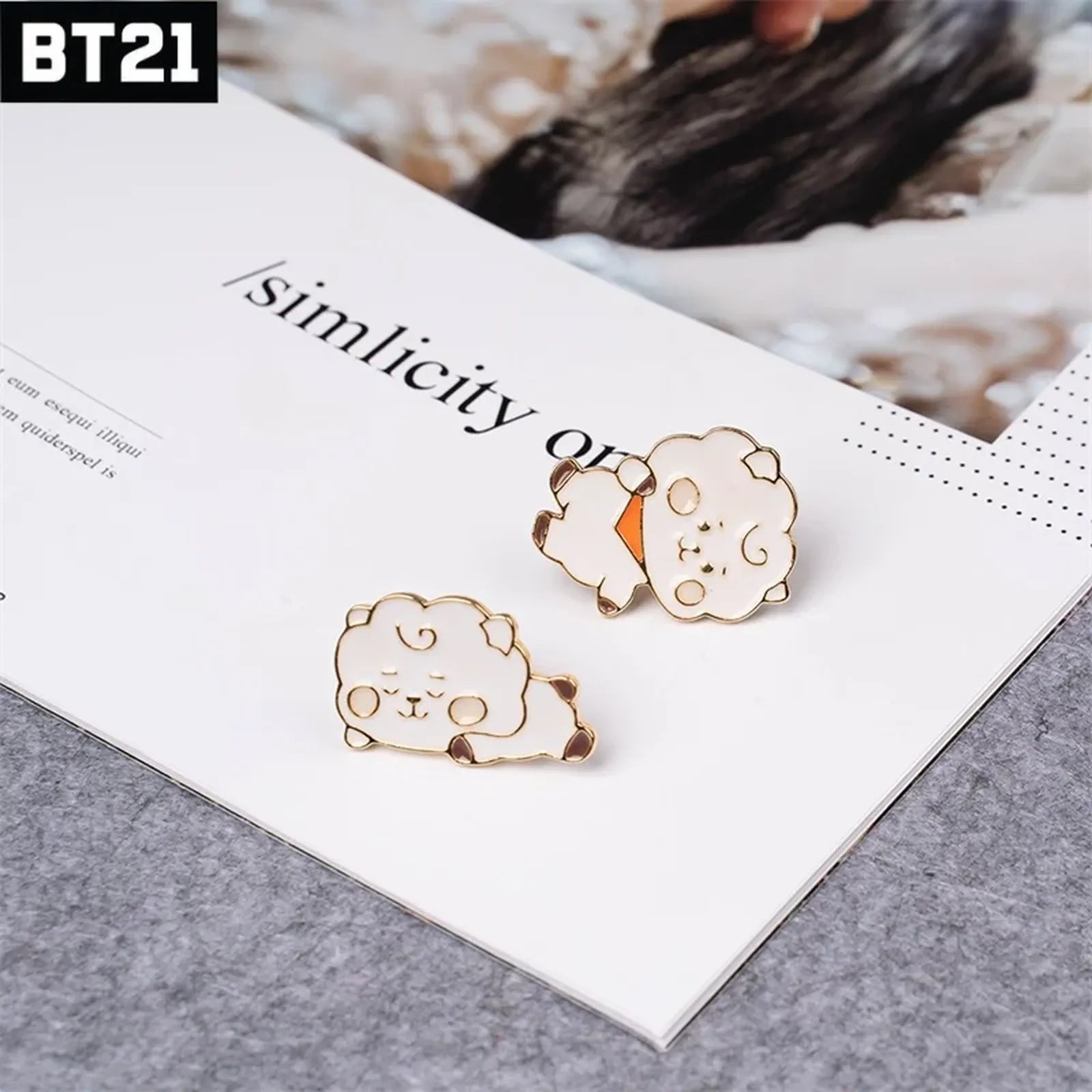 [BTS] BT21 Pins Collection RJ-2PCS