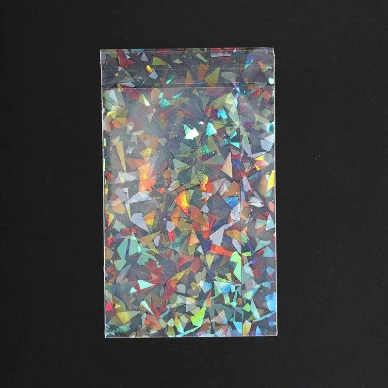 Holographic Photocard Sleeves 50-Pack Loving Heart variant - Laser card protectors for Kpop photocards