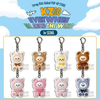 Stray Kids Global Flash 5CM Acrylic Keychain GL8 - SKZ STAY