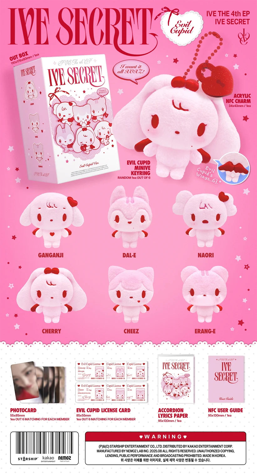 IVE - 4th Mini Album [IVE SECRET] (EVIL CUPID VER.) (PLATFORM VER.)