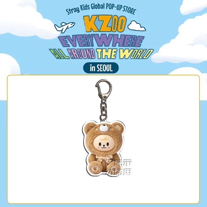 Stray Kids Global Flash 5CM Acrylic Keychain GL8pcs full set - SKZ STAY