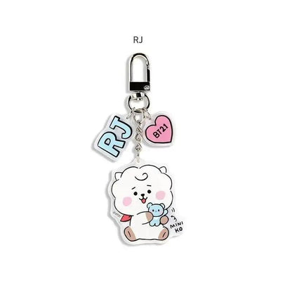 BT21 Acrylic Cartoon Keychain - BTS Keyring