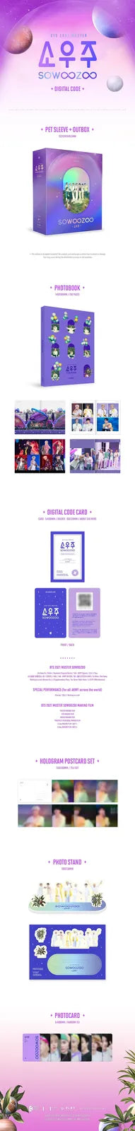 BTS 2021 Muster Sowoozoo Digital Code + Photobook - BTS ARMY Kpop Concert