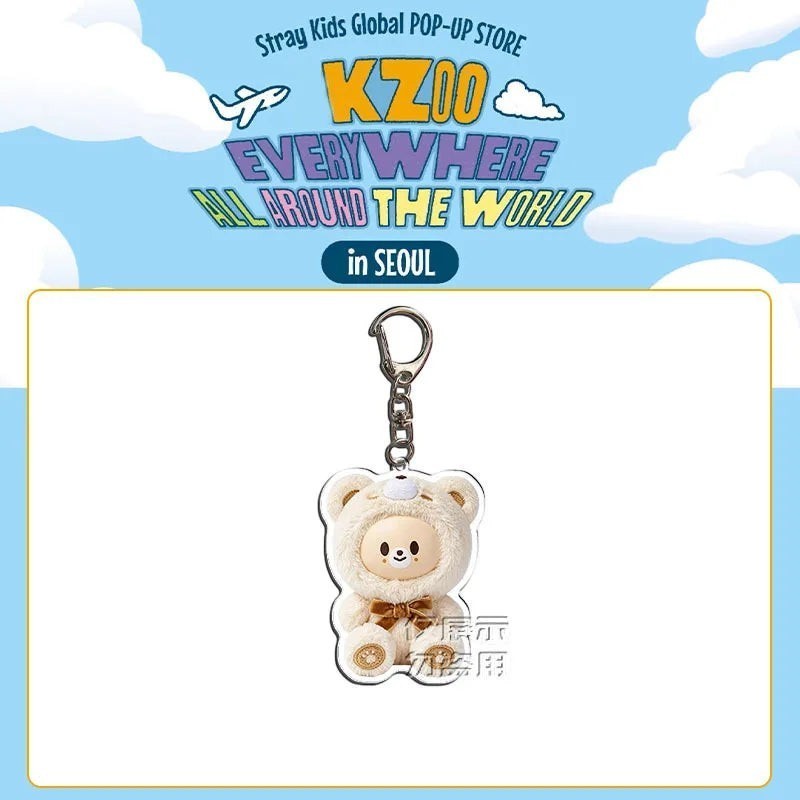 Stray Kids Global Flash 5CM Acrylic Keychain GL6 - SKZ STAY