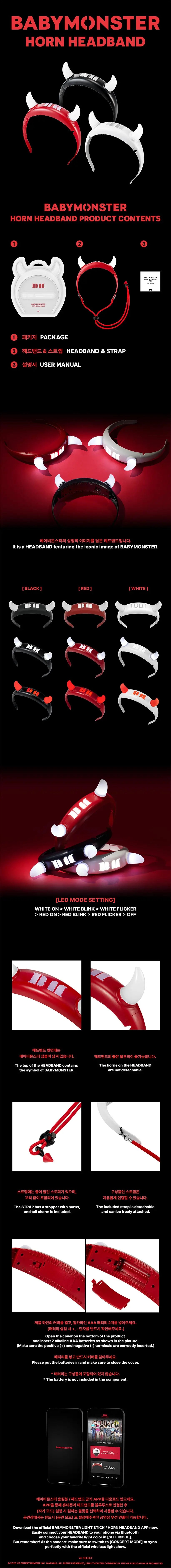 BABYMONSTER - OFFICIAL HORN HEADBAND