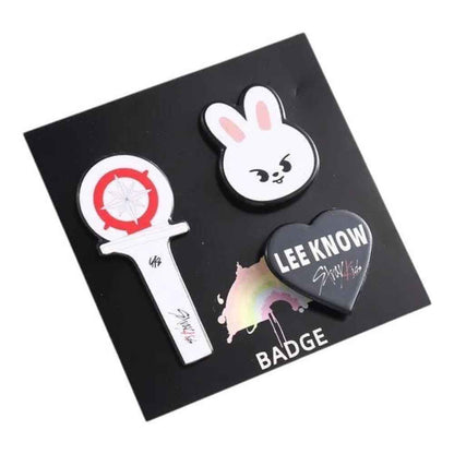 SKZOO PVC Brooch Pin Design 3 - Stray Kids SKZ Character Pin
