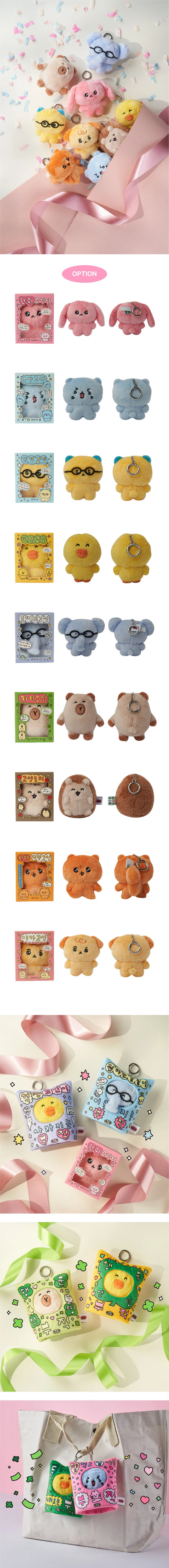 [CHOIGOSIM] 10cm Friends Plush keyring