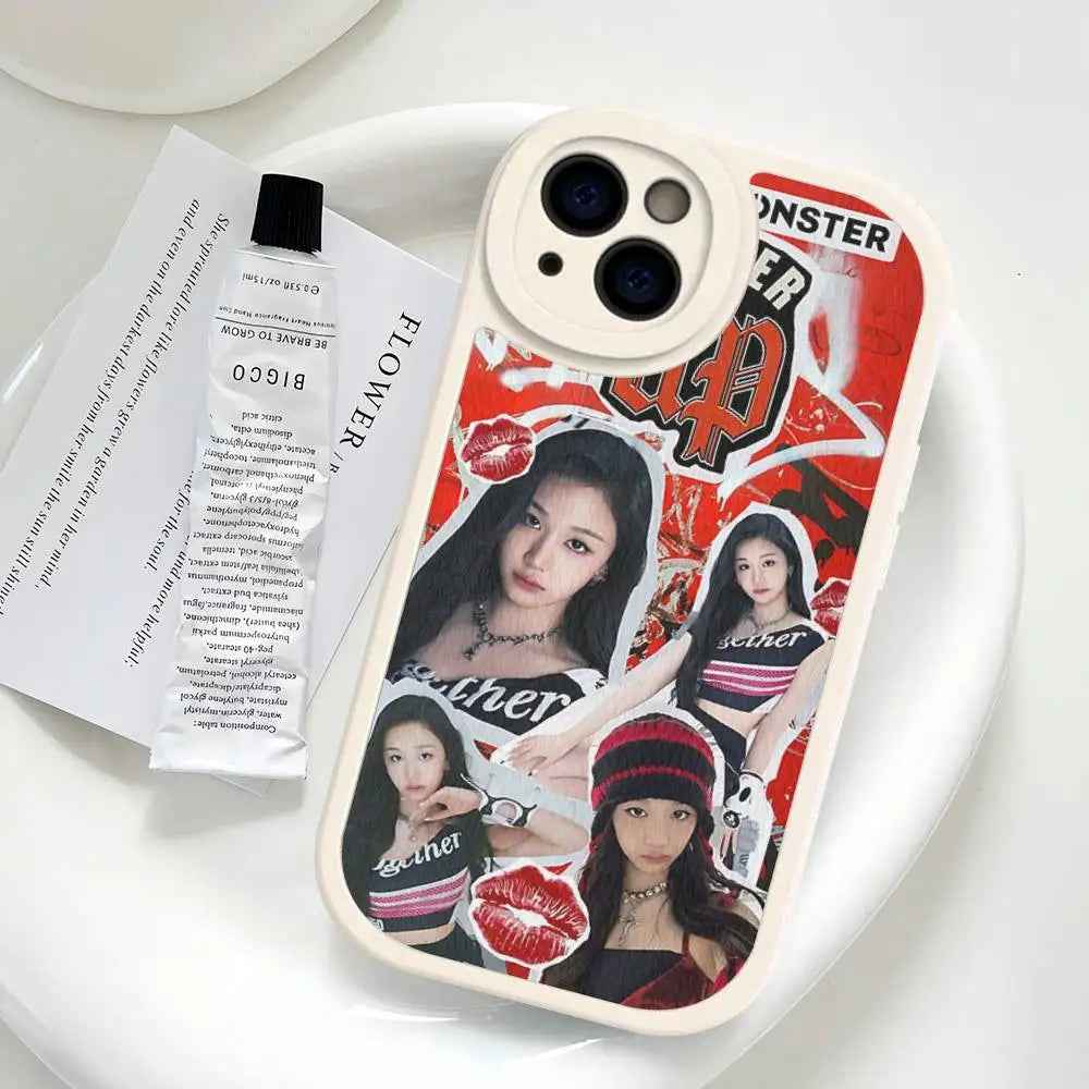 BABYMONSTER Fan Art PU Leather iPhone Case Design 7 - BABYMONSTER Phone Case