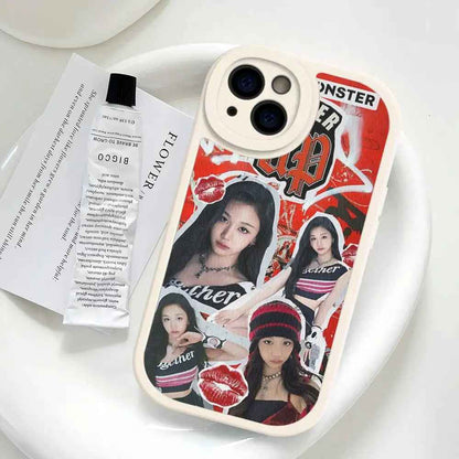 BABYMONSTER Fan Art PU Leather iPhone Case Design 7 - BABYMONSTER Phone Case