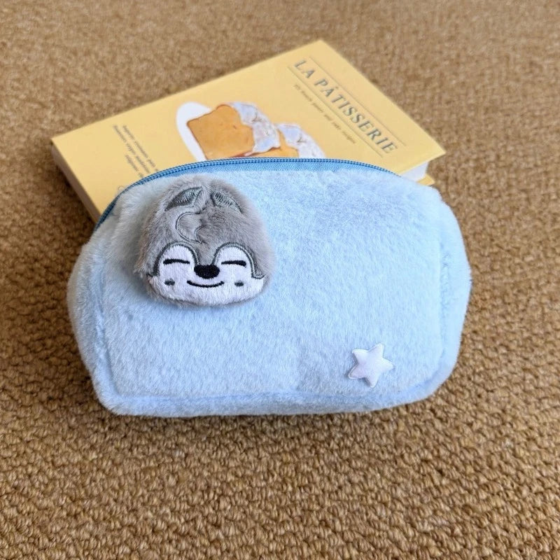 SKZOO Plush Character Pouch Wolf Chan 19x13cm - Stray Kids SKZ Kpop Plush