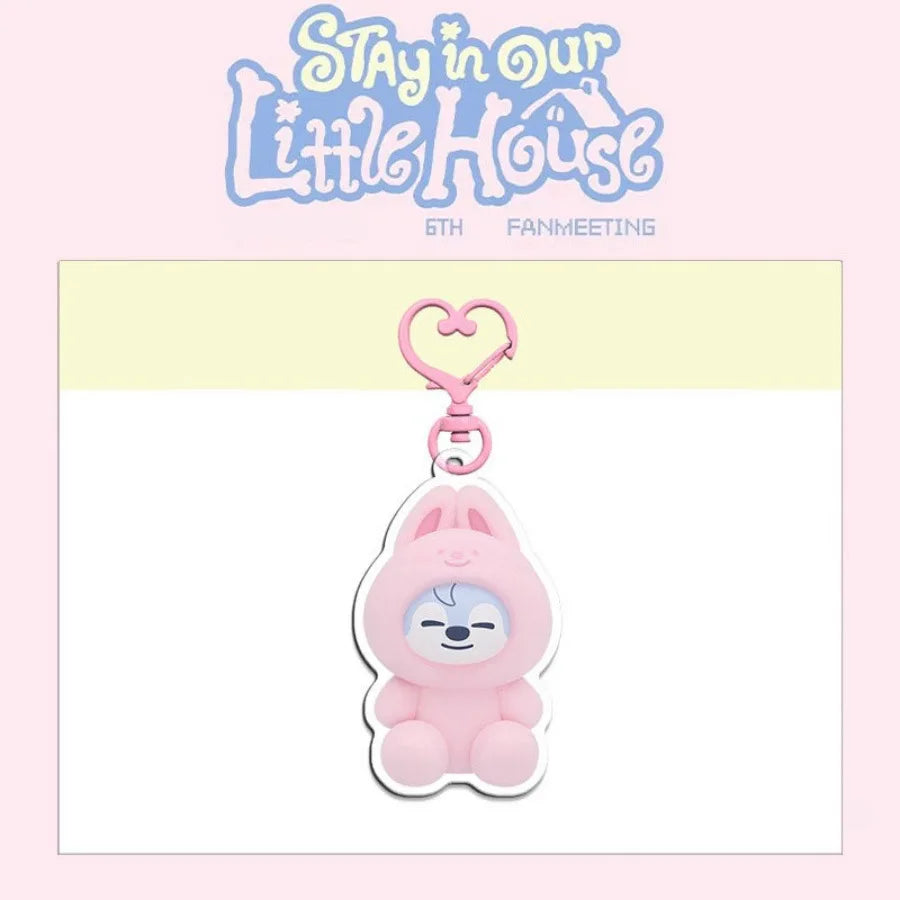 SKZOO 'STAY in Our Little House' Charm Keyring - Stray Kids SKZ Keyring