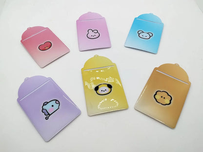 BT21 Character Deluxe Card Holder Tata - BTS Kpop Accessory