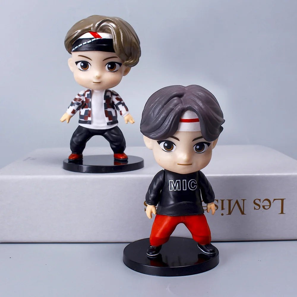 7pcs BTS PVC Mini Figurines Set - Desktop Decor