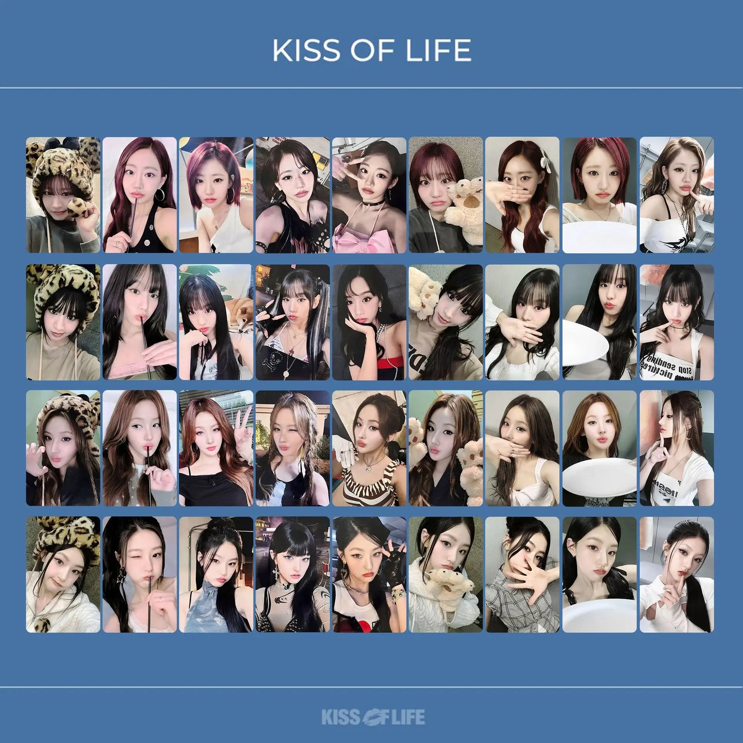 Kiss of Life Mini Album Photocards