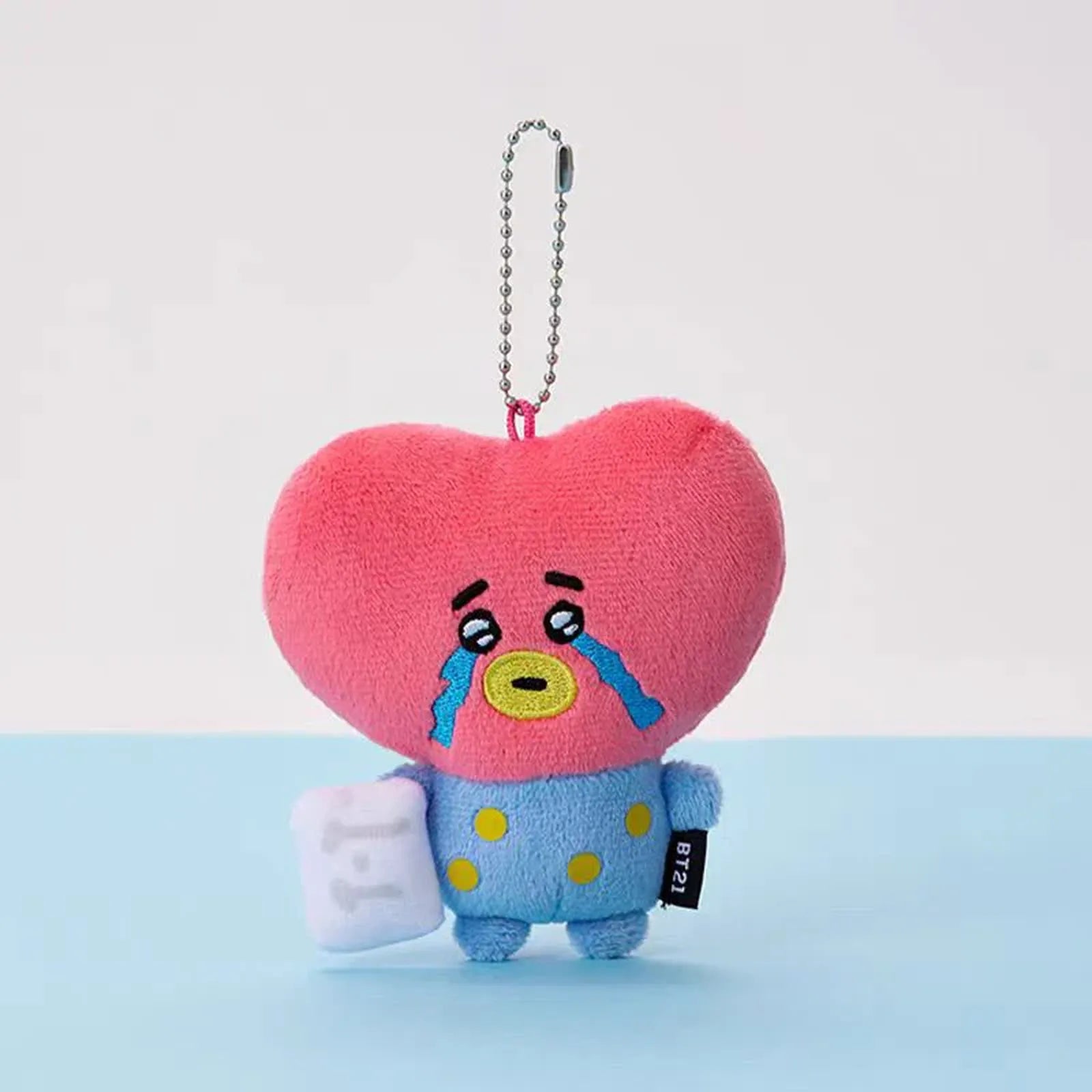 [BTS] BT21 TearDrop Plush Keyring Today's Face libnasd04