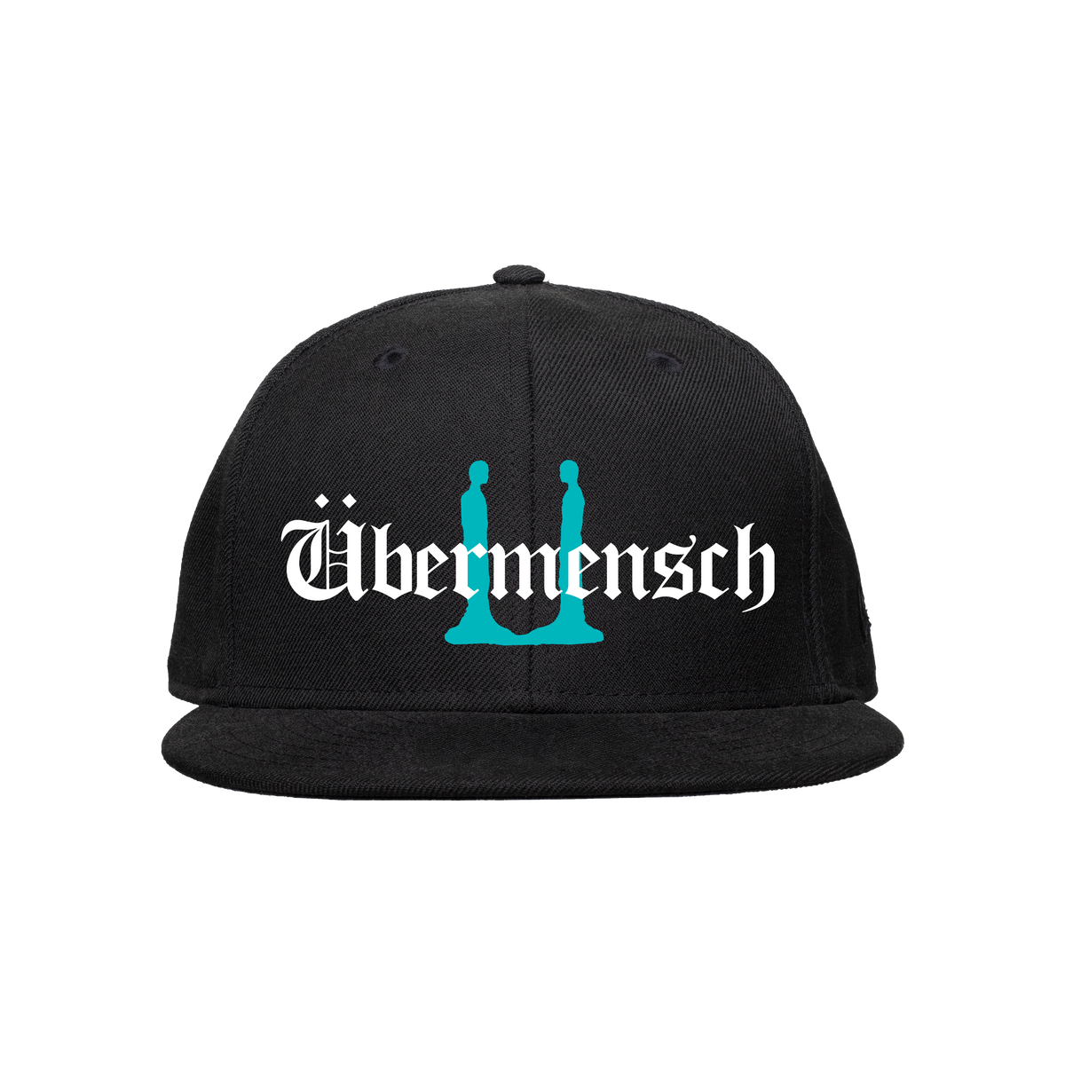 G-Dragon Übermensch snapback hat in black – front with embroidered Übermensch logo