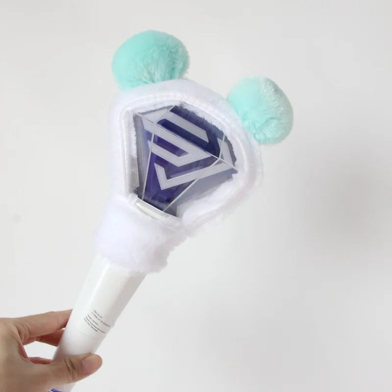 Super Junior Lightstick Lamp Cover Plush White - Blue