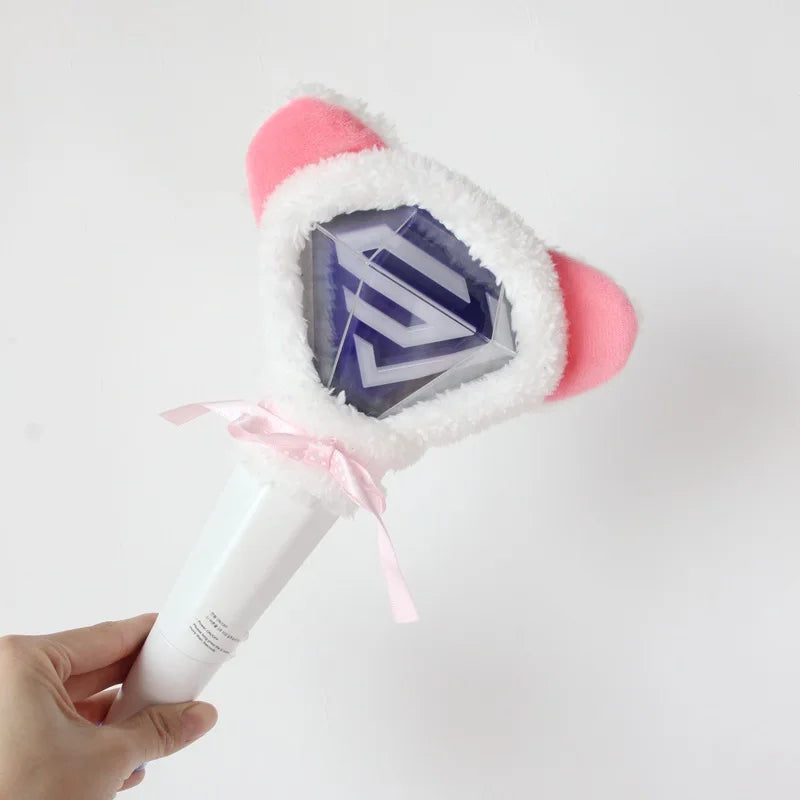Super Junior Lightstick Lamp Cover Plush Pink