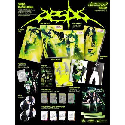 LEMONADE 2nd Album ACID Ver. Target Exclusive contents - aespa Album