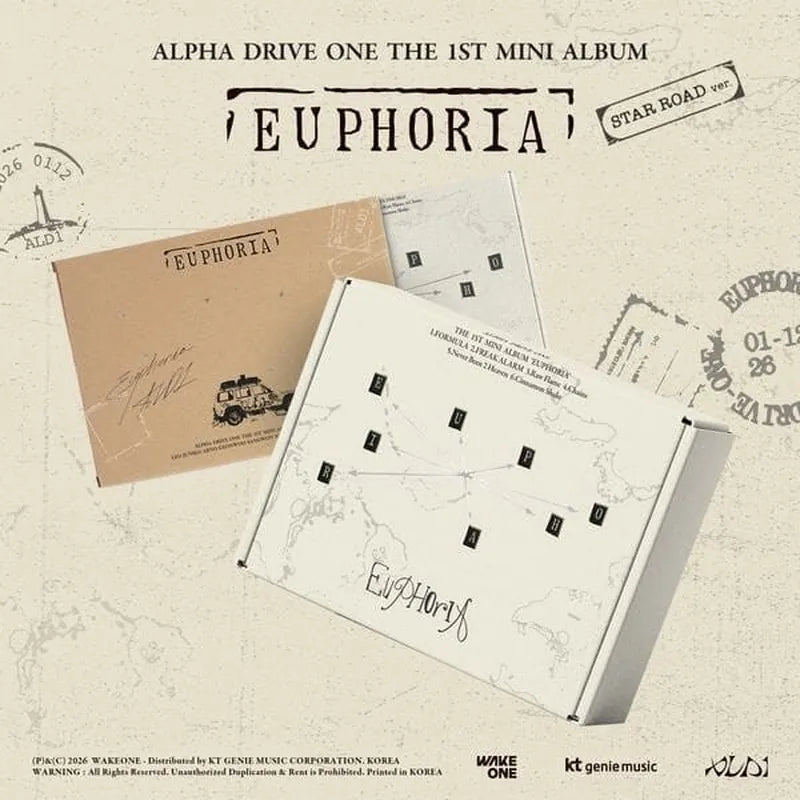 EUPHORIA 1st Mini Album STAR ROAD Ver. - ALPHA DRIVE ONE Album