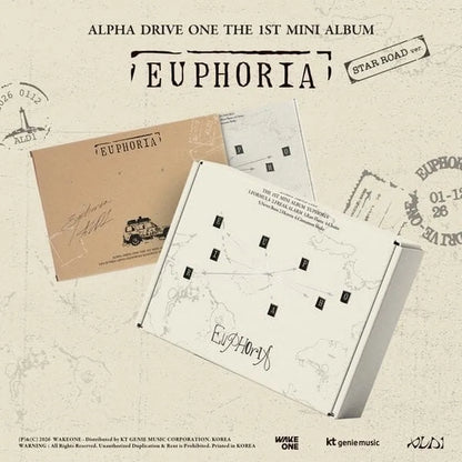EUPHORIA 1st Mini Album STAR ROAD Ver. - ALPHA DRIVE ONE Album