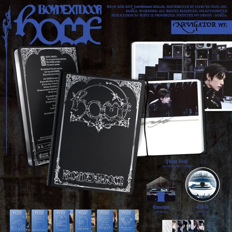 HOME 1st Studio Album NAVIGATOR Ver. - BOYNEXTDOOR Album