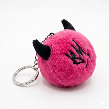 Devil Horn 10cm Plush Keyring Pink - BABYMONSTER Plush