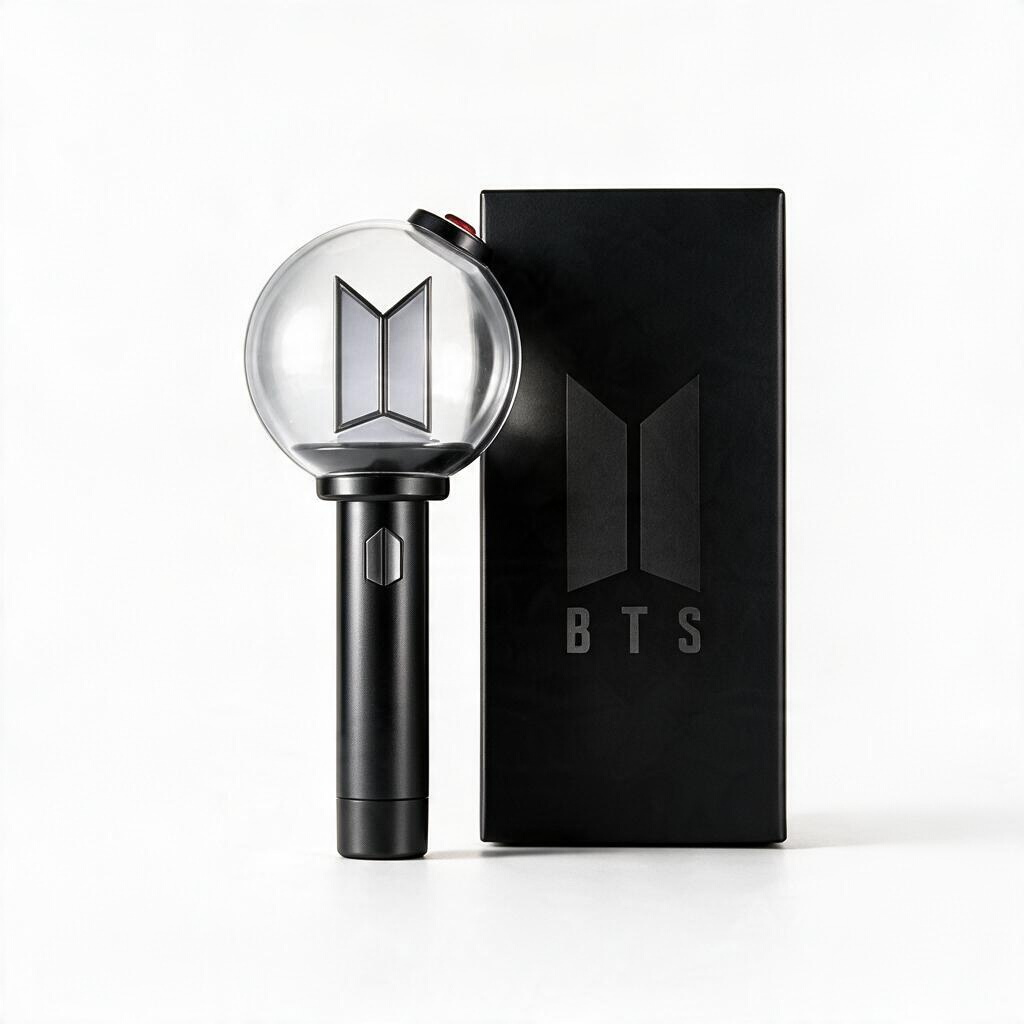 Official BTS Army Bomb Ver.4 lightstick with its box - BTS Lightstick