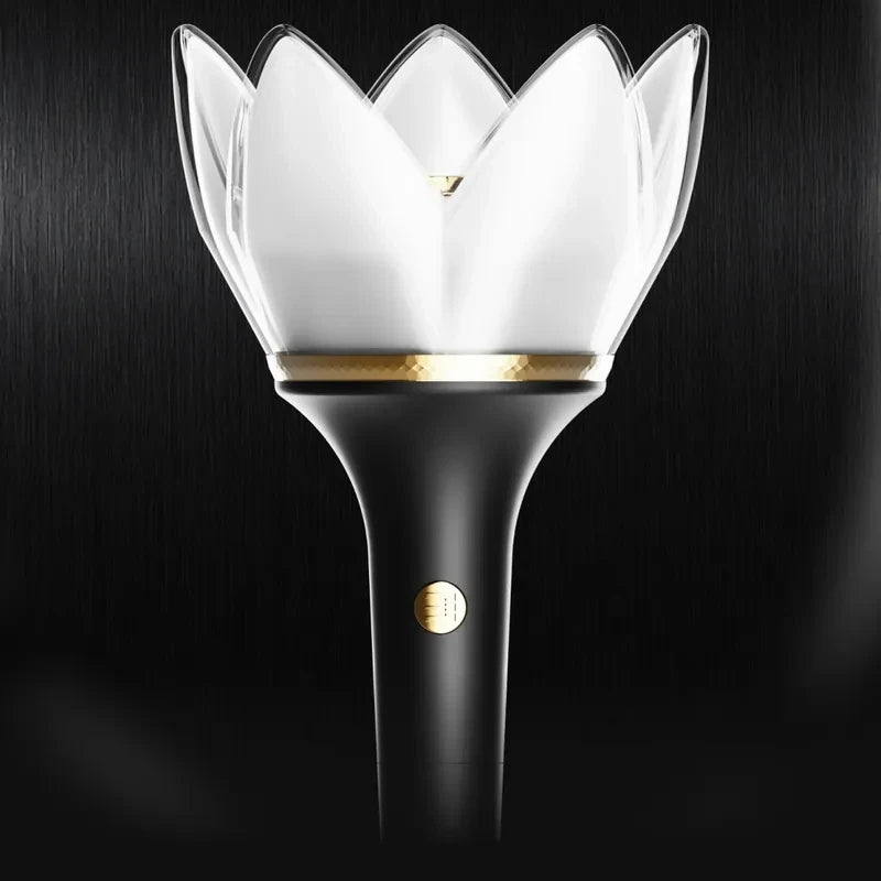 Lightstick Shop BIGBANG 20th Anniversary Edition lightstick with a white crown design and gold emblem details.