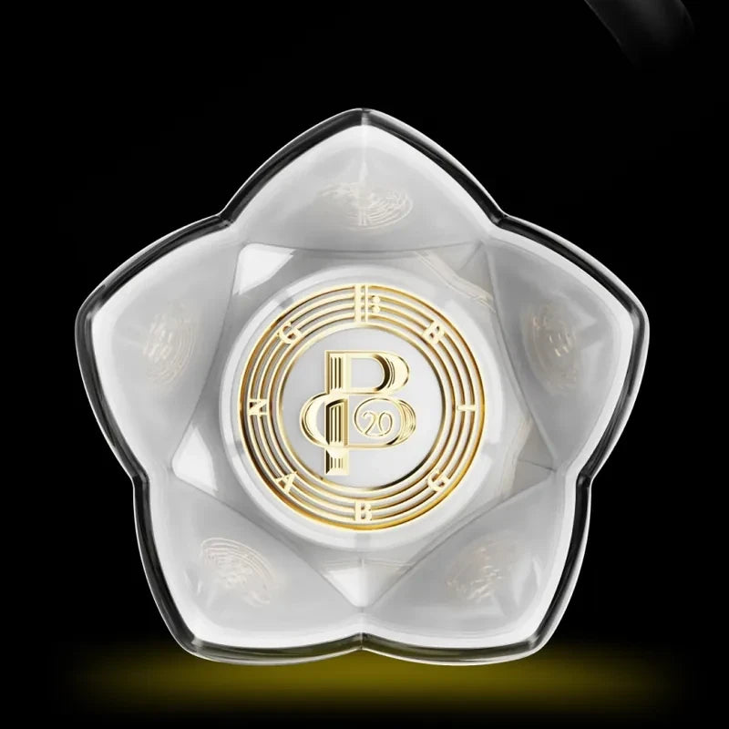 Lightstick Shop BIGBANG 20th Anniversary Edition lightstick featuring a clear star-shaped crown and gold emblem