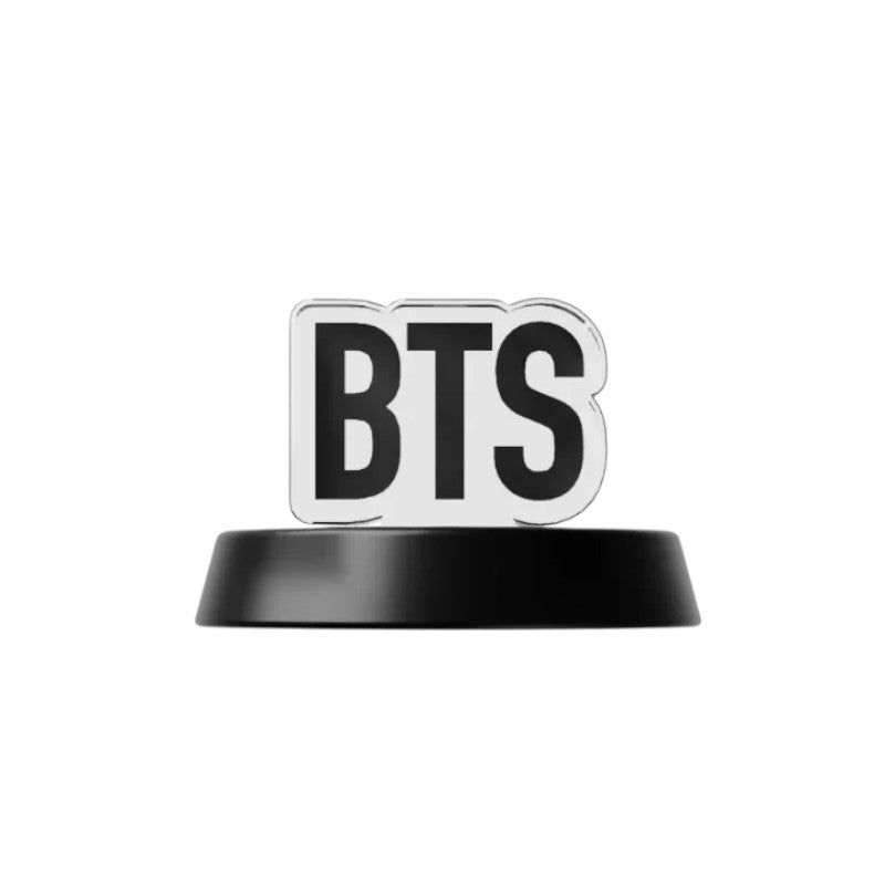 Lightstick Shop BTS ARMY Bomb Ver.4 protective base cover with black stand and clear acrylic name display