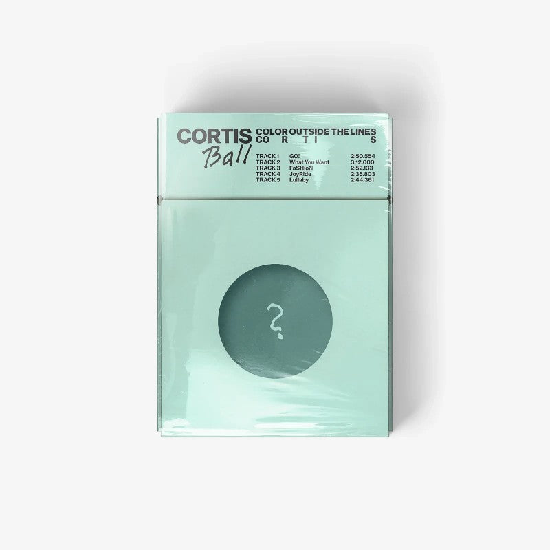 CORTIS COLOR OUTSIDE THE LINES Ball version album box in mint green with tracklist