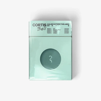 CORTIS COLOR OUTSIDE THE LINES Ball version album box in mint green with tracklist