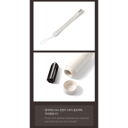 CORTIS Official Light Stick battery compartment for 3 AAA batteries
