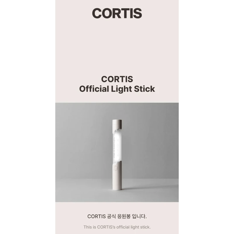 CORTIS Official Light Stick synced for coordinated crowd lighting at a CORTIS concert