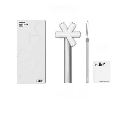 (G)I-DLE Lightstick Ver. 3 Full Set - Neverland Lightstick with Strap and Box