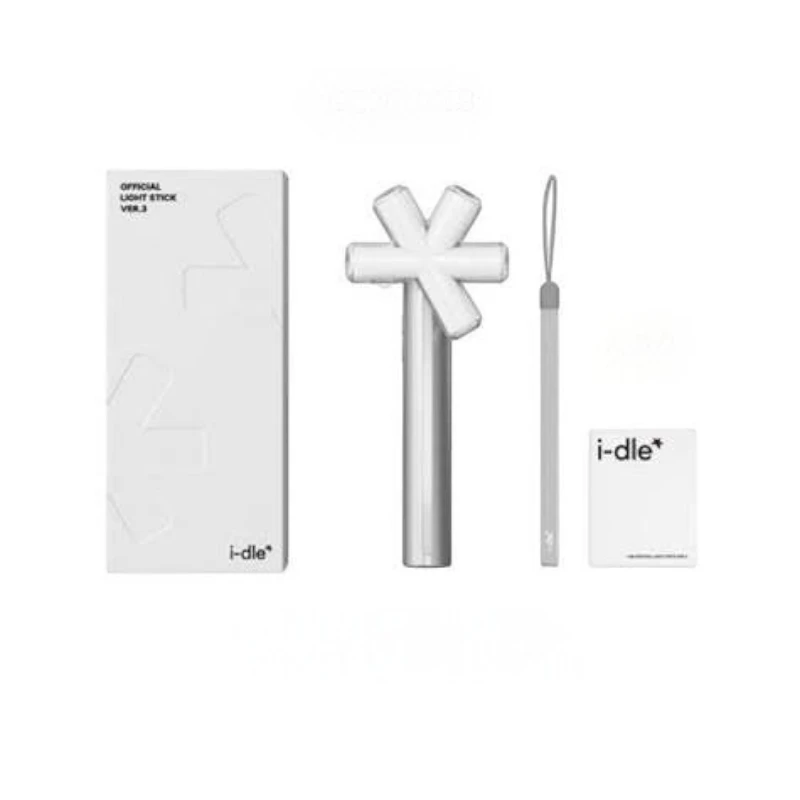 (G)I-DLE Lightstick Ver. 3 Full Set - Neverland Lightstick with Strap and Box