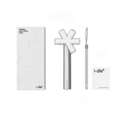 (G)I-DLE Lightstick Ver. 3 Full Set - Neverland Lightstick with Strap and Box